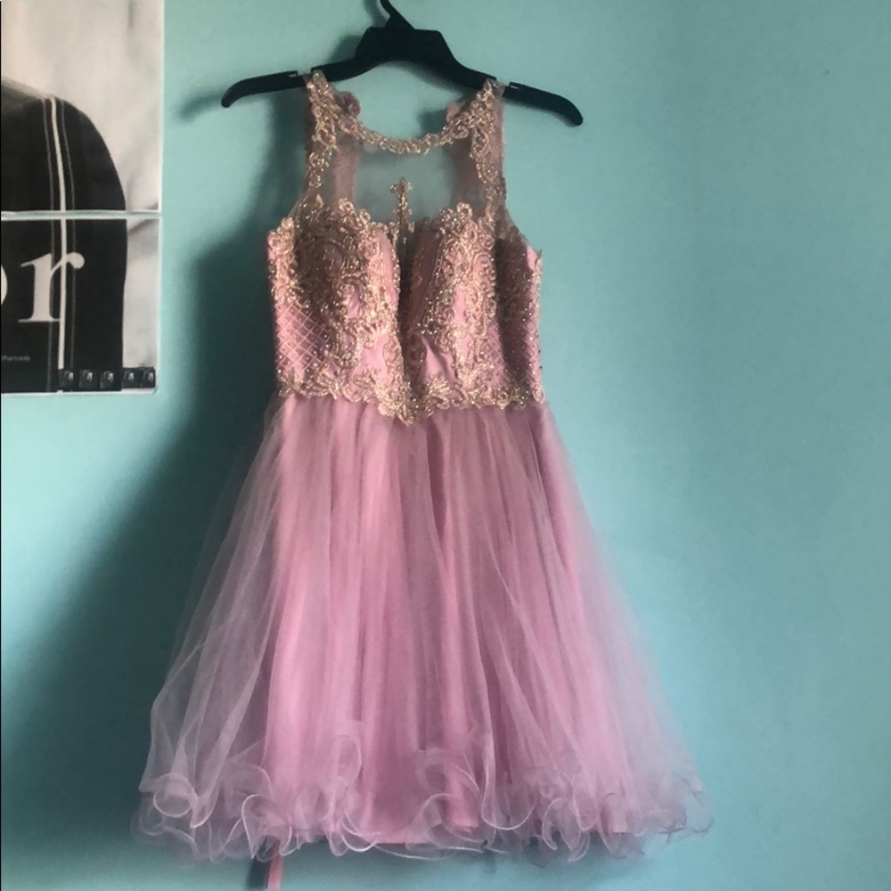Lilac poofy dress